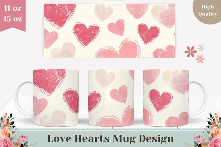 Pink Heart Clipart Image 15
