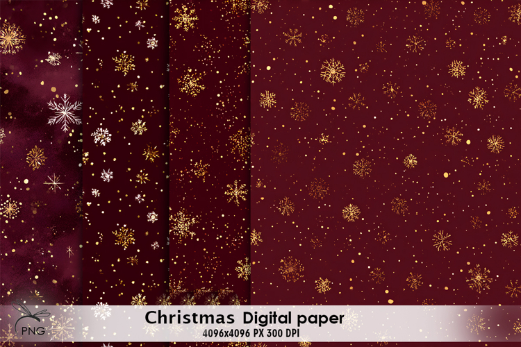 Christmas digital paper, seamless pattern