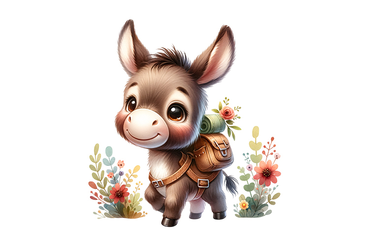 Donkey Clipart Image 2