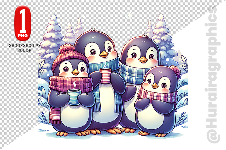 Hellow Winter Clipart - PNG File