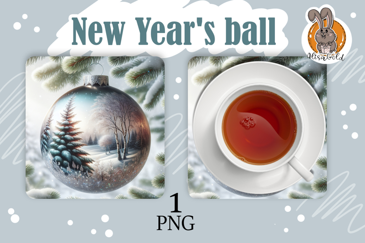 Christmas tree ball, stand for hot food