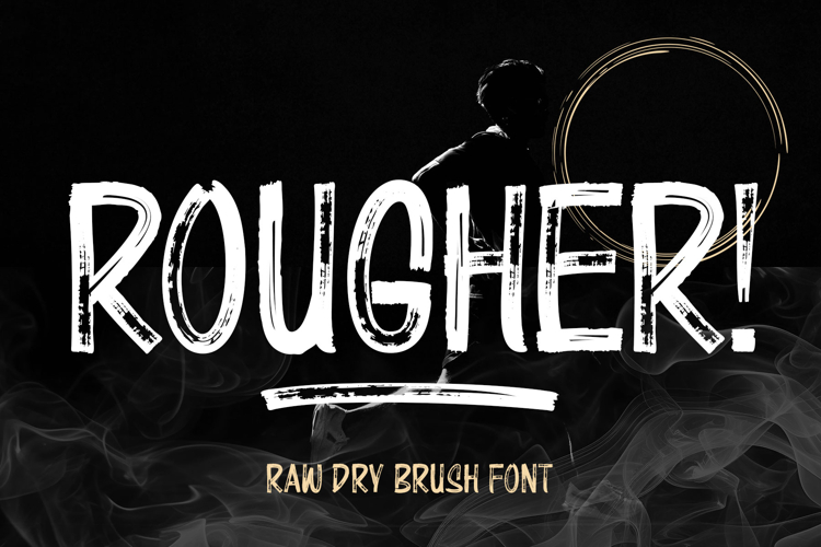 Rougher | Brush Font