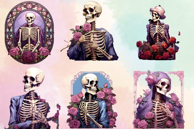 Skeleton Clipart Image 17