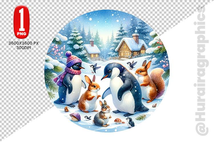 Hellow Winter Clipart - PNG File