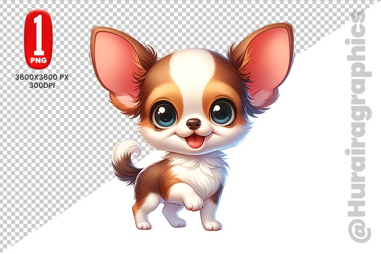 Cute Dog Clipart - PNG File