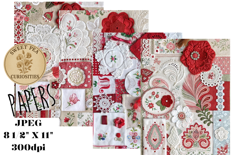 Shabby Chic, Papers, Junk Journal