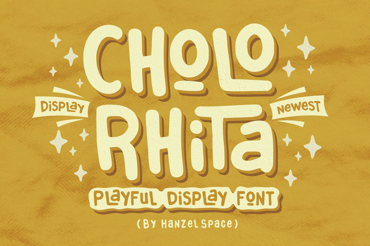 Cholo Rhita - Kids Display Font