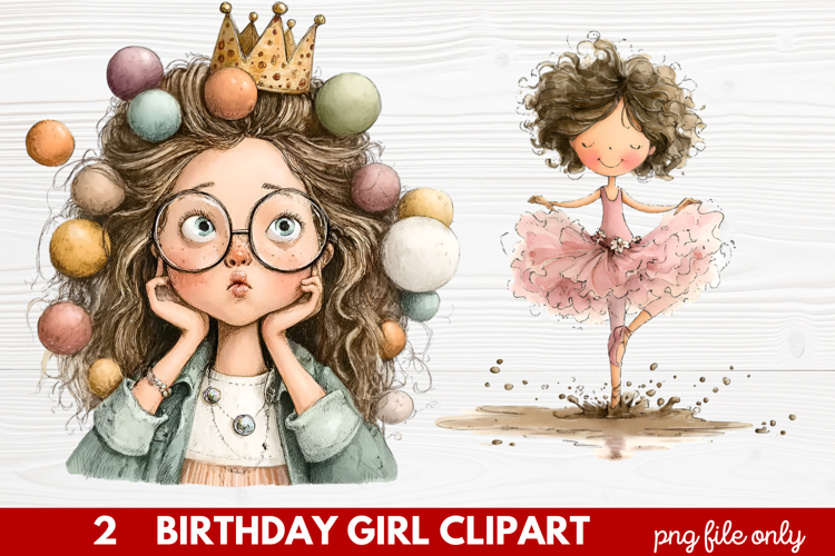 Cute Girl Clipart Image 11
