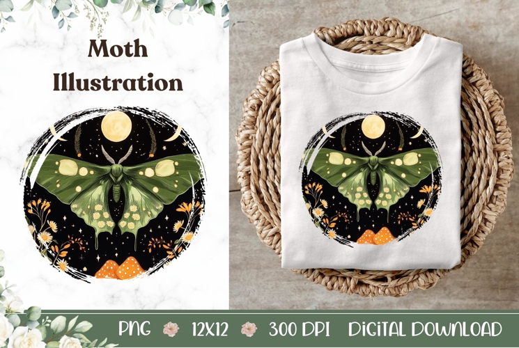 Moth Illustration Image 9
