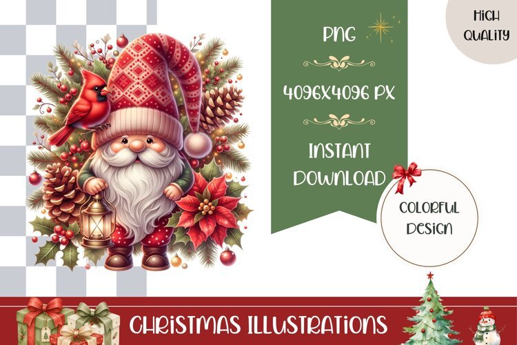 Santa Claus Illustration, Cartoon Christmas Santa Claus PNG example image 1