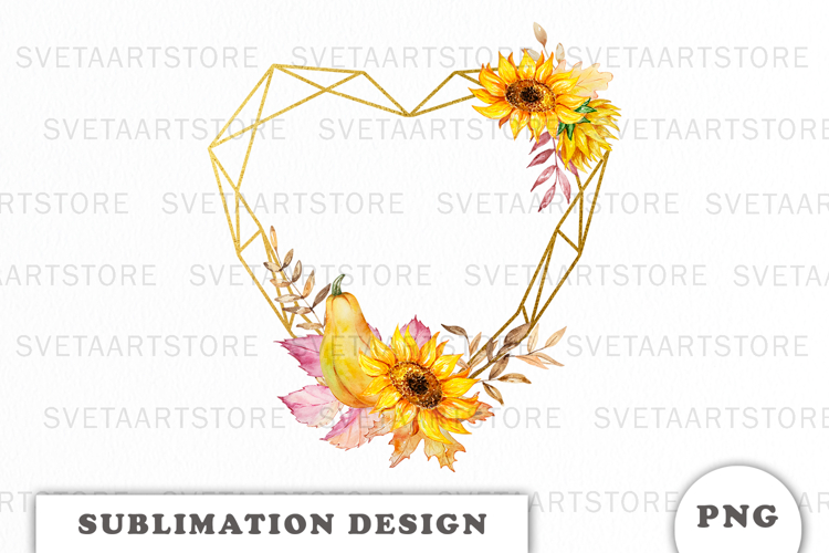 Watercolor Autumn Pumpkins Frame png