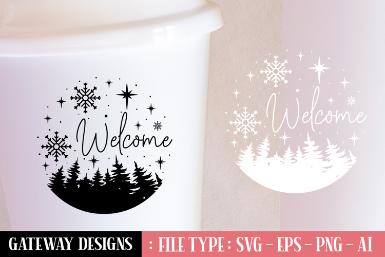 Welcome svg design