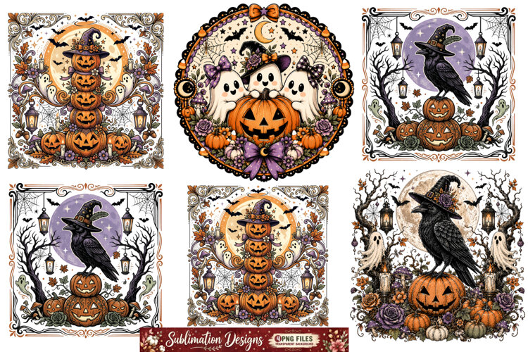 Halloween Sublimation,Halloween png,Spooky Season png example image 1