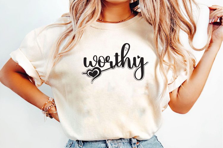 Worthy PNG T-Shirt Design