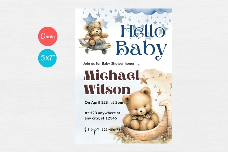 Baby Shower Invitation Template 264