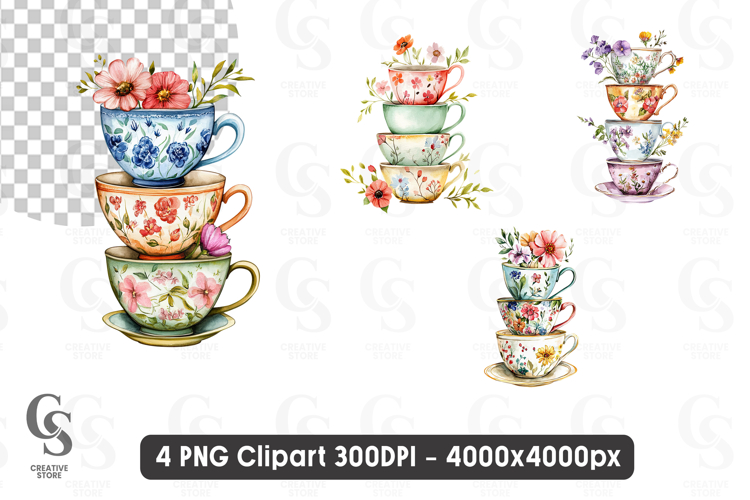Tea Cup Clipart Image 9