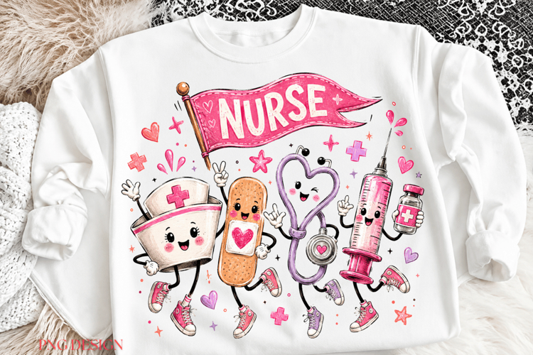 Nurse Sublimation PNG file