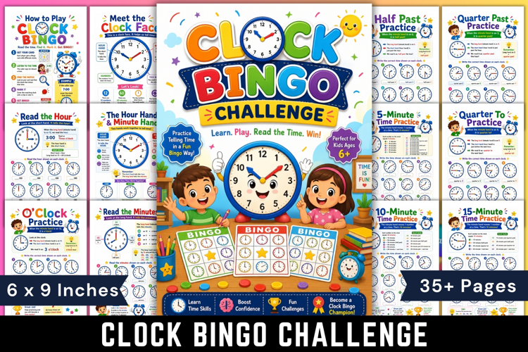 Clock Bingo Challenge
