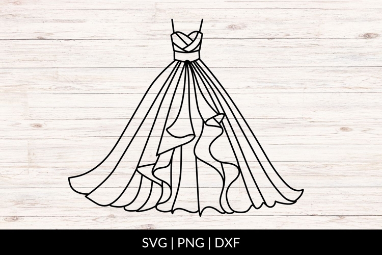Wedding Dress SVG