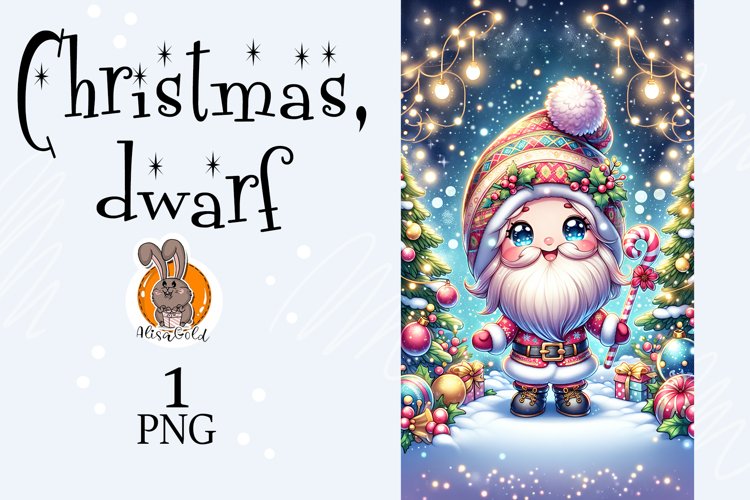 Christmas, dwarf, snow example image 1