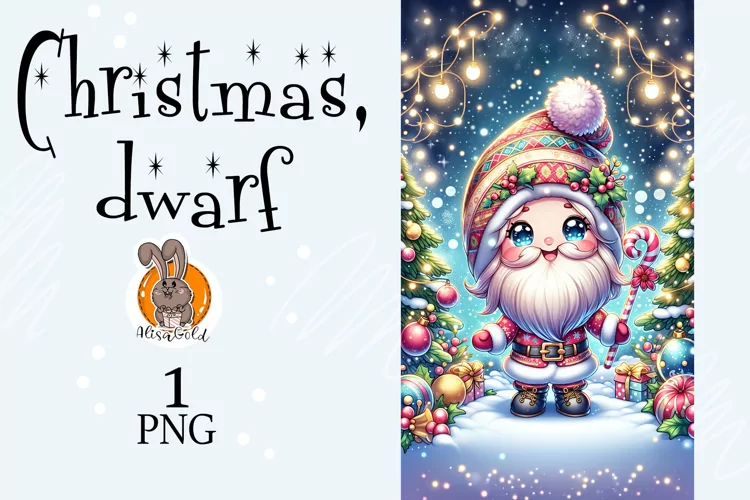Christmas, dwarf, snow