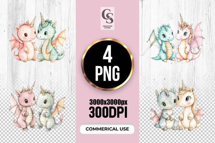 Cute Dragon Clipart Image 13