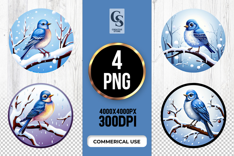 Blue Bird Clipart Image 19