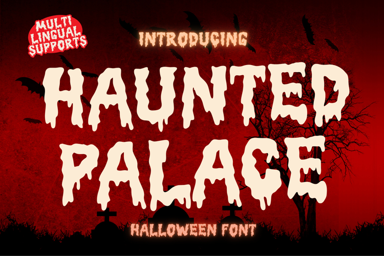 Haunted Palace is a Halloween font