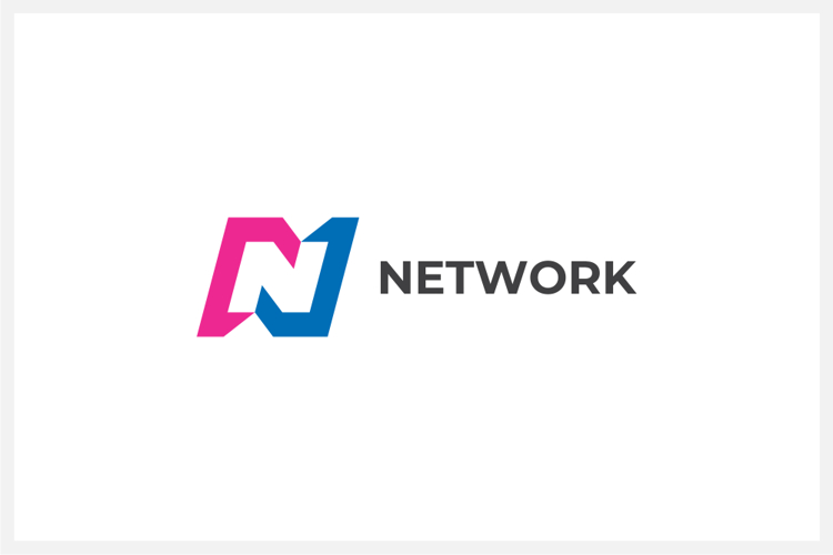 Network Letter N Logo Design Vector Template