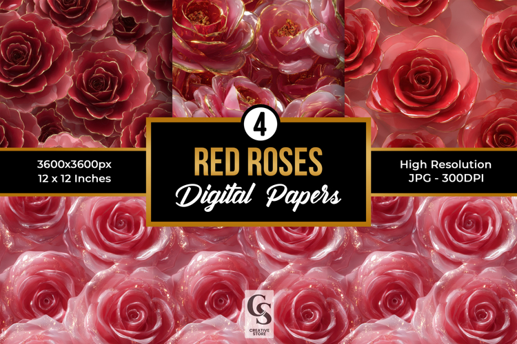Red Roses Clipart Image 2