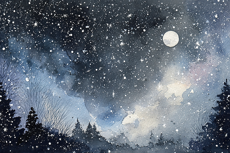 Night Sky Background Image 2