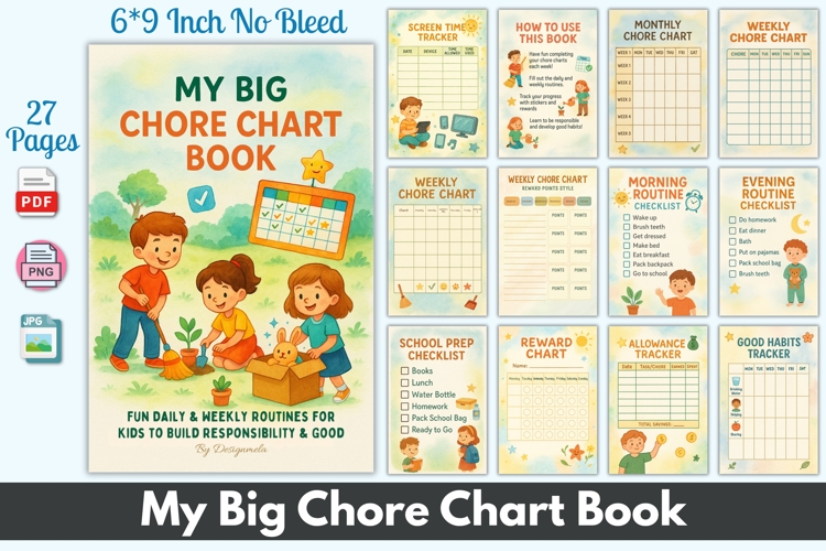 My Big Chore Chart Book