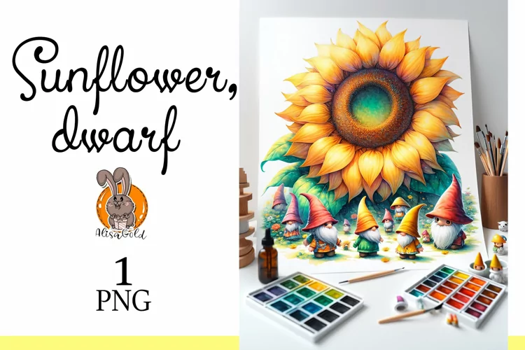 Gnome sunflower