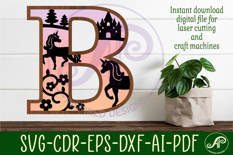 Letter B Clipart Image 24