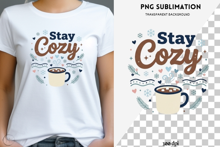 Winter phrases png design for T-shirts
