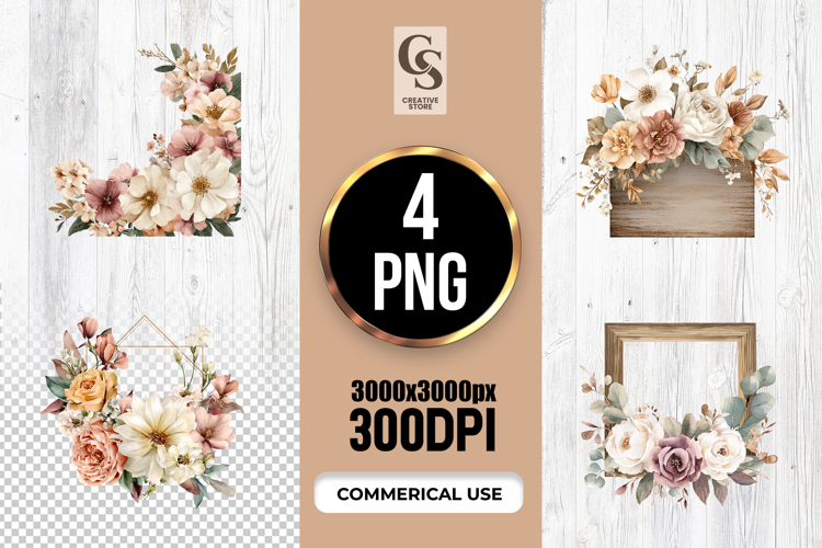 Flower Border Clipart Image 18