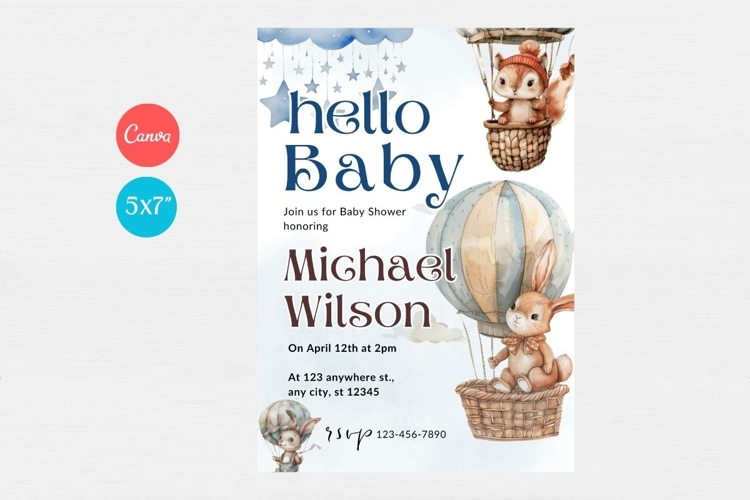 Baby Shower Invitation Template 263