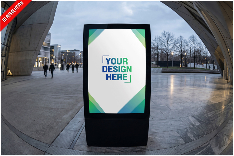 Vertical Outdoor Billboard