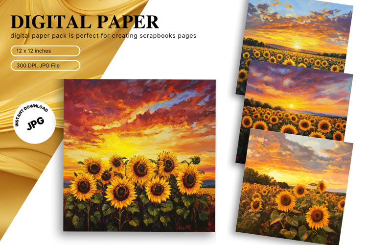 Sunflower Background Image 3