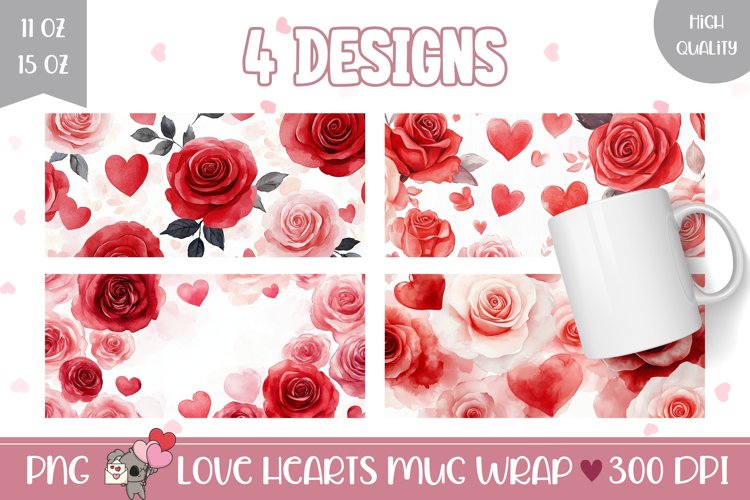 Red Hearts Png Image 14