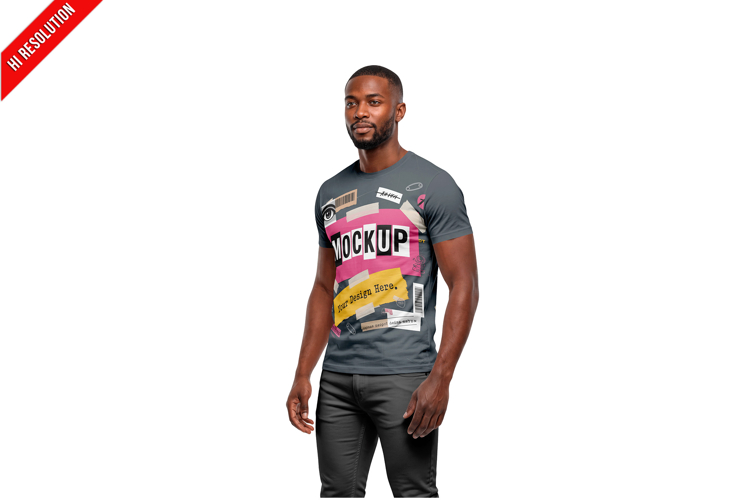 T-shirt And Pants Outfit Mockup example image 1