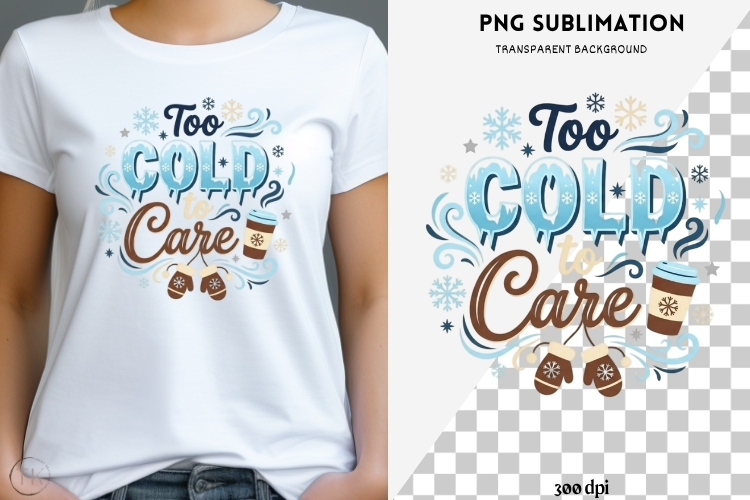 Winter phrases png design for T-shirts