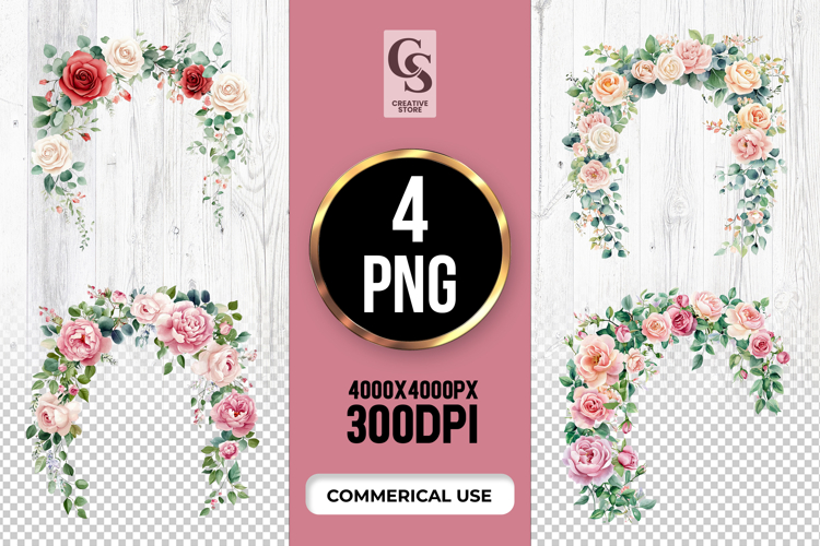 Floral Border Png Image 2