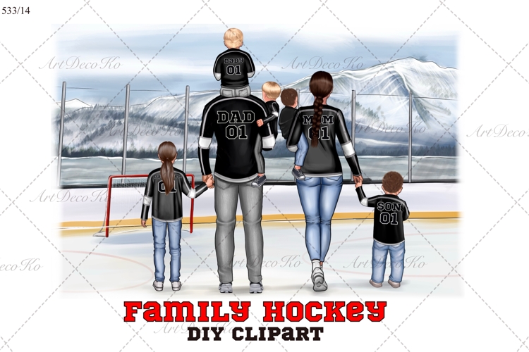 Hockey Player Clipart Image 21