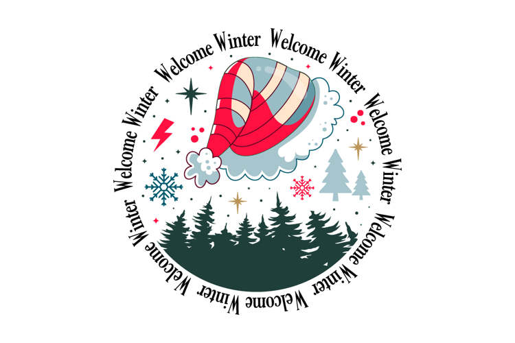 Welcome Winter svg design