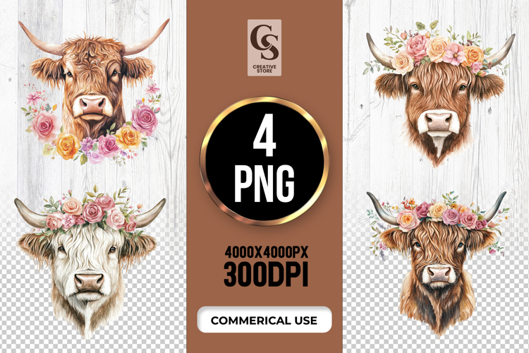 Cow Head Clipart Image 7