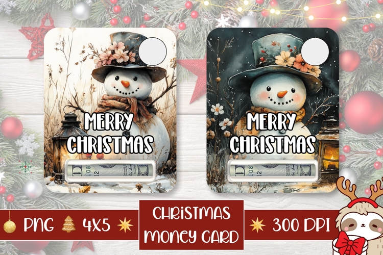 Christmas Gift Card Template Image 11