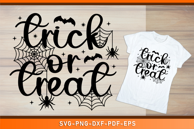 Trick or treat SVG, Halloween SVG Cut Files
