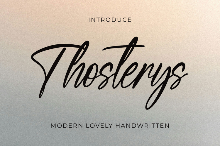 Thosterys