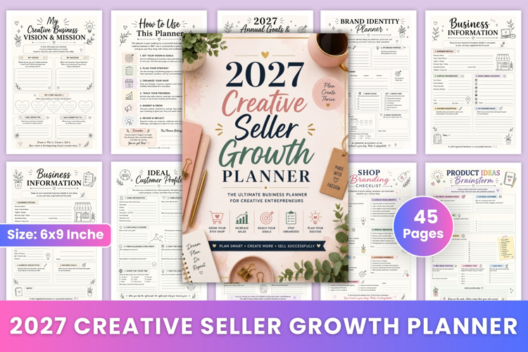 2027 Creative Seller Growth Planner